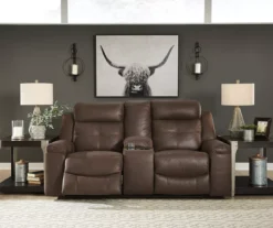 Jesolo Coffee Brown Reclining Console Loveseat 12 Jesolo Coffee Brown Reclining Console Loveseat -Hot Sale Office Furniture Store 810519673 2