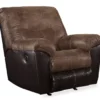 Follett Coffee Faux Leather Rocker Recliner -Hot Sale Office Furniture Store 810519692