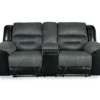 Earhart Faux Leather Reclining Console Loveseat -Hot Sale Office Furniture Store 810519695