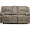 Draycoll Pewter Reclining Console Loveseat -Hot Sale Office Furniture Store 810519716