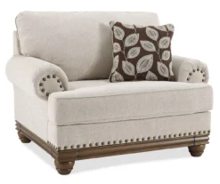 Harleson Wheat Nailhead Trim Chair And A Half