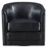 Hammond Classic Black Swivel Accent Chair