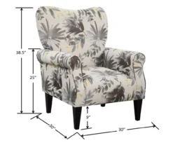 Willow River Lincoln Floral Accent Chair -Hot Sale Office Furniture Store 810519969 4