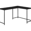 Black Metal L-Shaped Corner Desk -Hot Sale Office Furniture Store 810527369 2