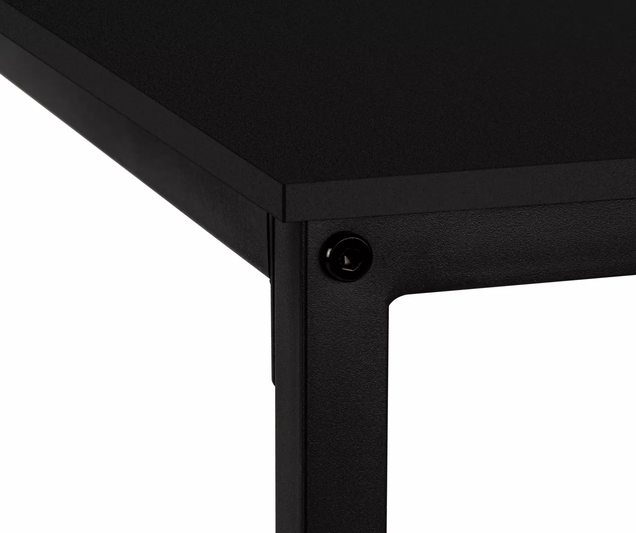 Black Metal L-Shaped Corner Desk 9 Black Metal L-Shaped Corner Desk - Image 7
