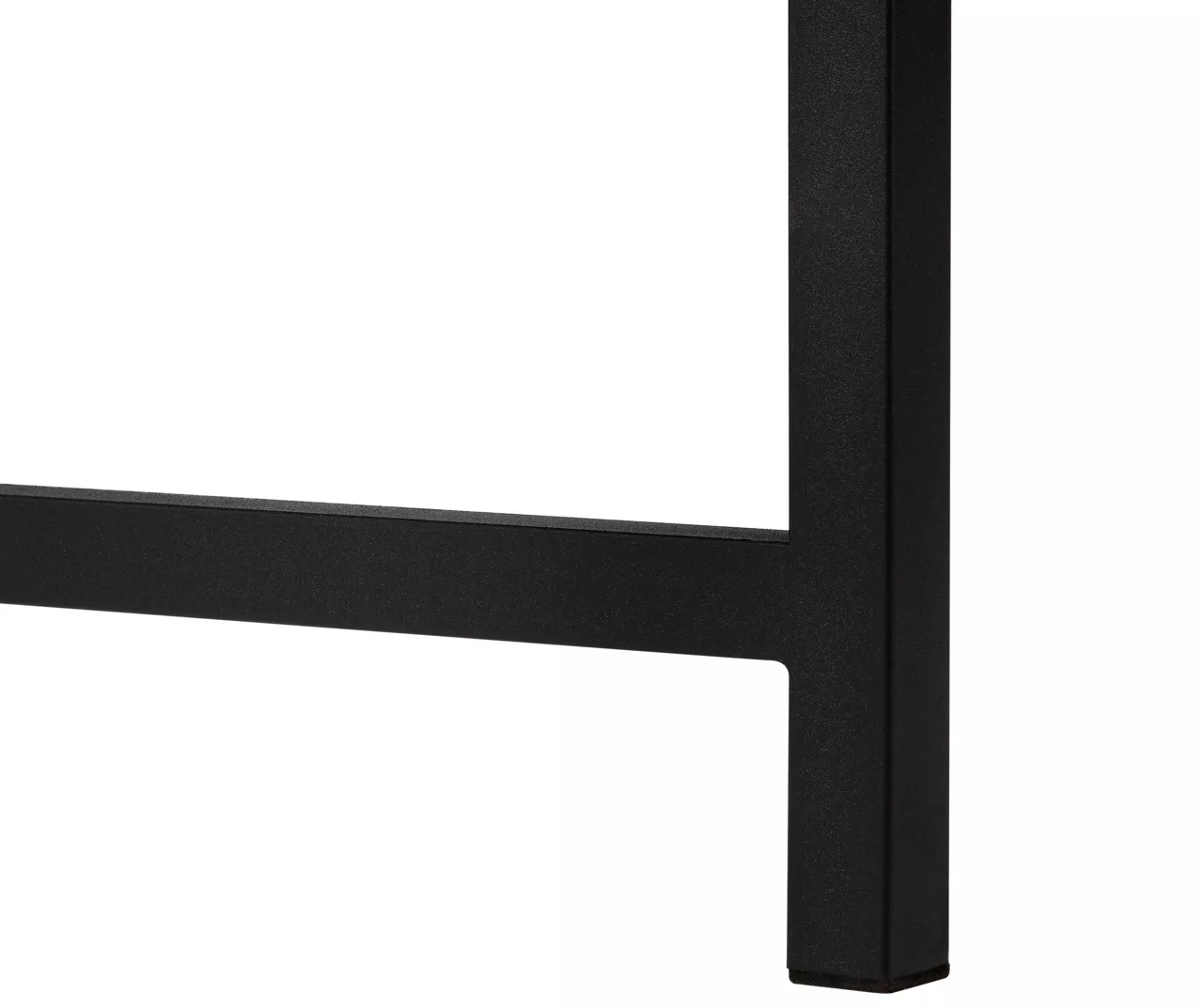 Black Metal L-Shaped Corner Desk 10 Black Metal L-Shaped Corner Desk - Image 8