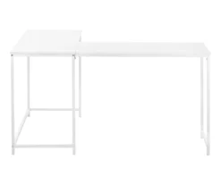 White Metal L-Shaped Corner Desk -Hot Sale Office Furniture Store 810527370 3