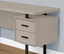 Taupe & Black 3-Drawer L-Shaped Corner Desk 9 Taupe & Black 3-Drawer L-Shaped Corner Desk -Hot Sale Office Furniture Store 810527372 3