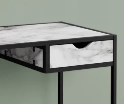 White Marble Look Computer Desk -Hot Sale Office Furniture Store 810533362 4 1