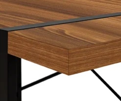 Walnut Wood Look Thick Panel Computer Desk -Hot Sale Office Furniture Store 810533368 7