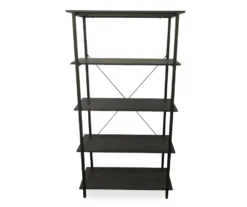 Real Living Rustic 5-Shelf Bookcase -Hot Sale Office Furniture Store 810534675 1