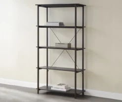 Real Living Rustic 5-Shelf Bookcase -Hot Sale Office Furniture Store 810534675