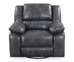 Paulson Gray Faux Leather Swivel Gliding Recliner -Hot Sale Office Furniture Store 810535759 5