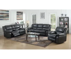 Paulson Gray Faux Leather Swivel Gliding Recliner -Hot Sale Office Furniture Store 810535759 B0 1
