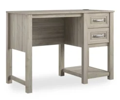 Sierra Ridge Levi Light Walnut Pedestal Desk -Hot Sale Office Furniture Store 810538117 4