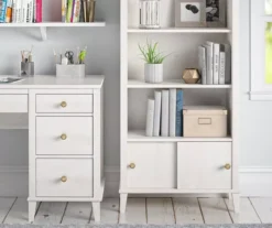 Monarch Hill Poppy Ivory Oak Bookcase -Hot Sale Office Furniture Store 810538210 3