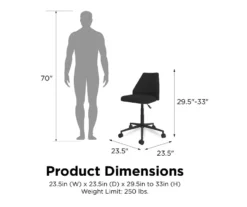 Novogratz Brittany Office Chair -Hot Sale Office Furniture Store 810538398 6