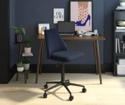 Brittany Blue Linen Office Chair 10 Brittany Blue Linen Office Chair -Hot Sale Office Furniture Store 810538399 2