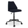 Brittany Blue Linen Office Chair -Hot Sale Office Furniture Store 810538399 3