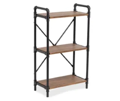 Black Industrial 3-Tier Bookshelf -Hot Sale Office Furniture Store 810539936 3