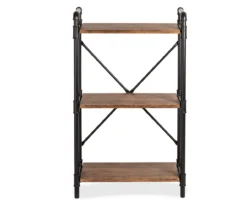 Black Industrial 3-Tier Bookshelf -Hot Sale Office Furniture Store 810539936 4