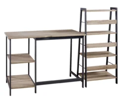 Soho 2-Piece Home Office Desk & Bookshelf Set -Hot Sale Office Furniture Store 810542285 2