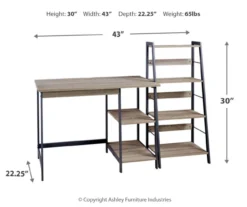 Soho 2-Piece Home Office Desk & Bookshelf Set -Hot Sale Office Furniture Store 810542285 3