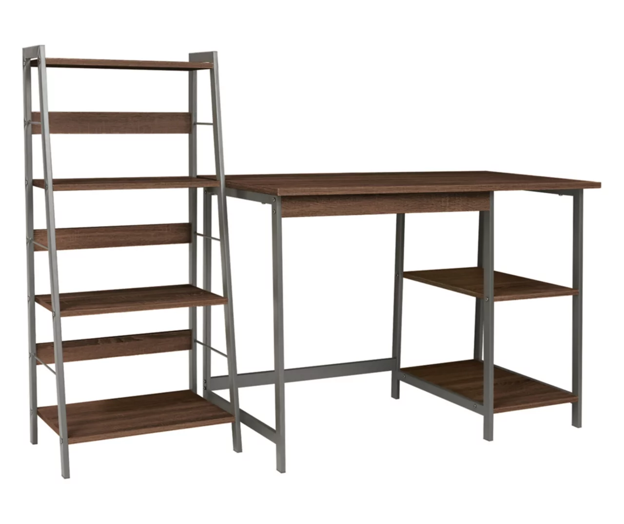Soho 2-Piece Wooden Desk & Bookcase Set 3 Soho 2-Piece Wooden Desk & Bookcase Set