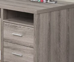 Monarch Metal 2-Drawer L-Shaped Computer Desk -Hot Sale Office Furniture Store 810542429 3