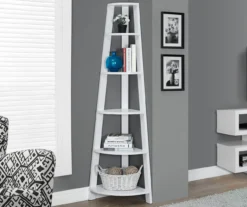 Monarch 5-Shelf Etagere Corner Bookcase -Hot Sale Office Furniture Store 810542448 1
