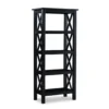 Richland Black 4-Shelf Bookcase 1 Richland Black 4-Shelf Bookcase -Hot Sale Office Furniture Store 810543156 1