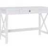 Richland White 1-Drawer Wood X Leg Desk -Hot Sale Office Furniture Store 810543159 1