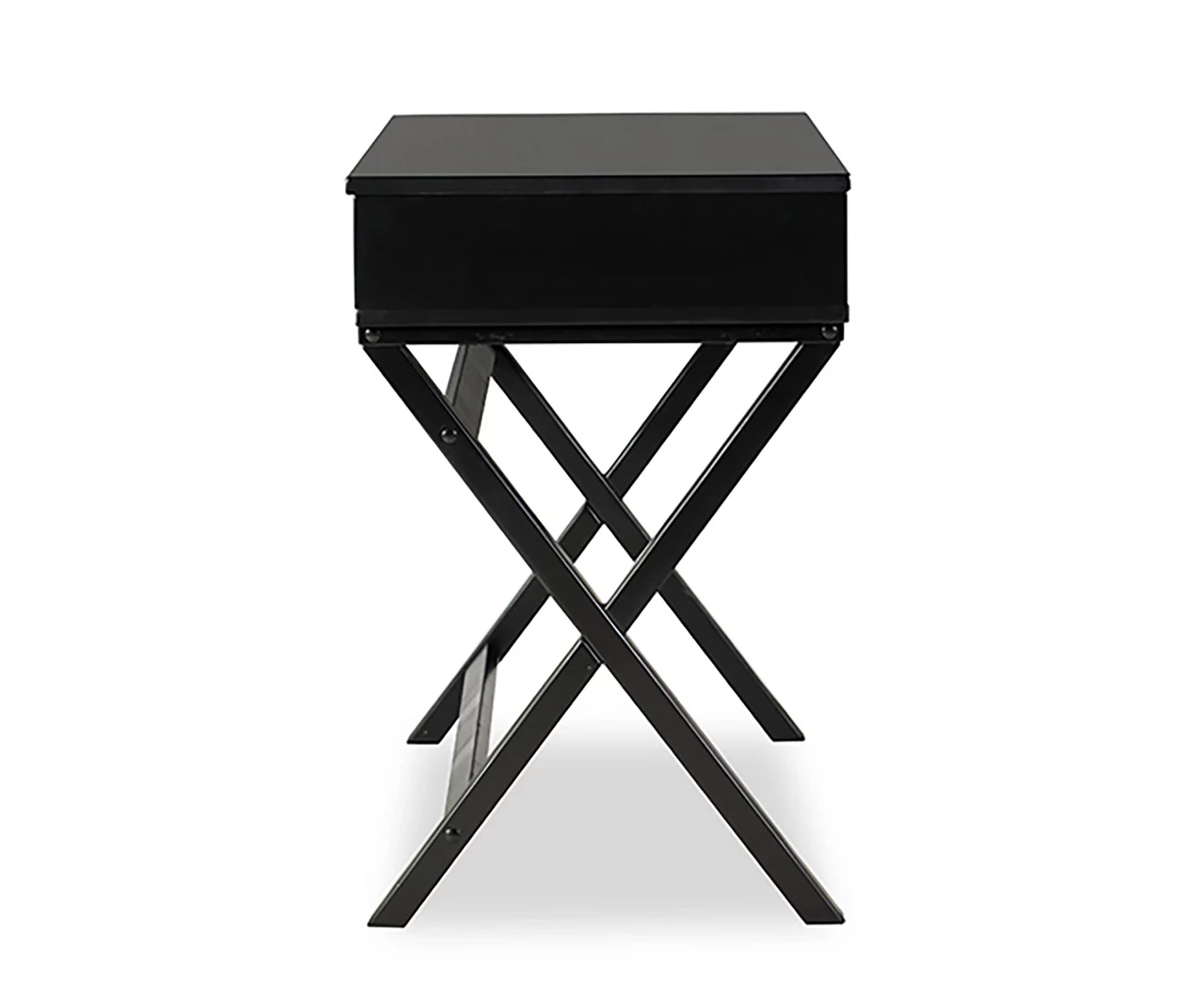 Kari Black Lift-Top Campaign Desk 5 Kari Black Lift-Top Campaign Desk - Image 3