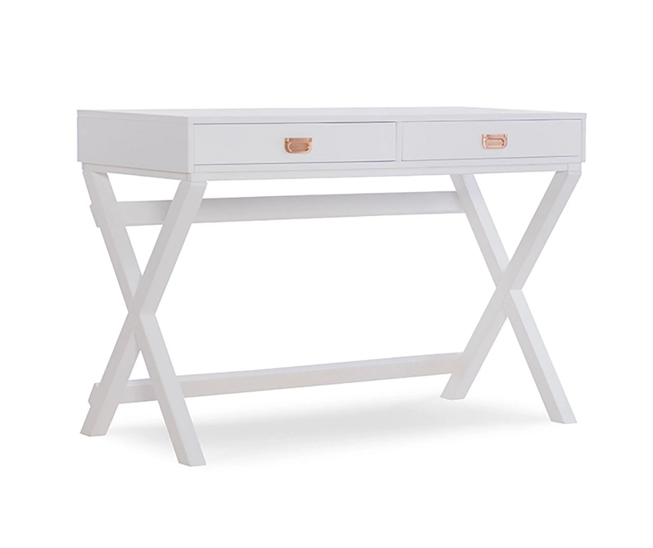 Cami White X-Base Campaign Writing Desk 3 Cami White X-Base Campaign Writing Desk