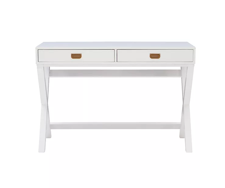 Cami White X-Base Campaign Writing Desk 5 Cami White X-Base Campaign Writing Desk - Image 3