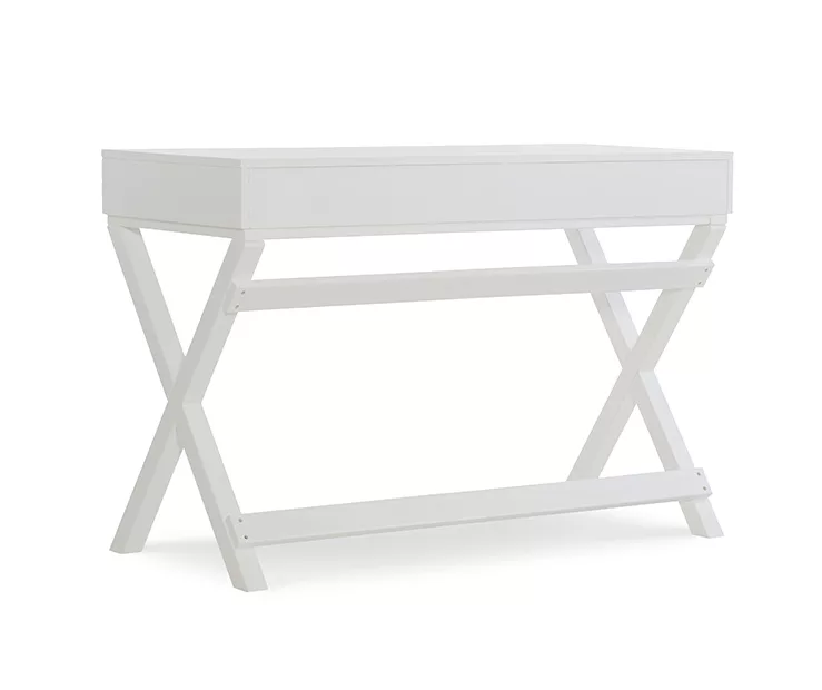 Cami White X-Base Campaign Writing Desk 6 Cami White X-Base Campaign Writing Desk - Image 4