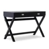 Cami Black X-Base Campaign Style Writing Desk -Hot Sale Office Furniture Store 810543183 1
