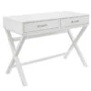 Kari White 2-Drawer Campaign Desk -Hot Sale Office Furniture Store 810543188 1