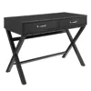 Kari Black 2-Drawer Campaign Desk 1 Kari Black 2-Drawer Campaign Desk -Hot Sale Office Furniture Store 810543190 1