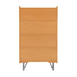 Nate Ash 4-Shelf Bookcase -Hot Sale Office Furniture Store 810543195 5