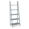 Boston Gray 5-Shelf Wooden Ladder Bookcase 1 Boston Gray 5-Shelf Wooden Ladder Bookcase -Hot Sale Office Furniture Store 810543216 1
