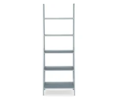 Boston Gray 5-Shelf Wooden Ladder Bookcase 9 Boston Gray 5-Shelf Wooden Ladder Bookcase -Hot Sale Office Furniture Store 810543216 3