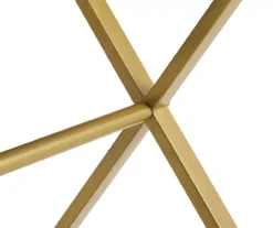 Glam Gray & Gold 2-Drawer Campaign Desk -Hot Sale Office Furniture Store 810543219 A8 6