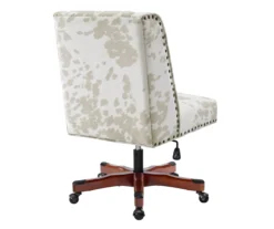 Austin Brown Linen Cow Print Office Chair -Hot Sale Office Furniture Store 810543224 A4 4