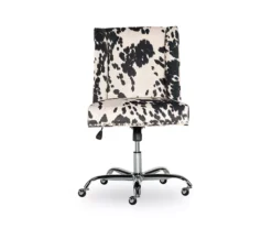 Austin Black Cow Print Draper Swivel Office Chair -Hot Sale Office Furniture Store 810543226 3