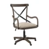 Radley Cafe Gray Wash X-Back Swivel Office Chair 1 Radley Cafe Gray Wash X-Back Swivel Office Chair -Hot Sale Office Furniture Store 810543227 1
