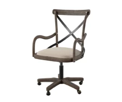 Radley Cafe Gray Wash X-Back Swivel Office Chair -Hot Sale Office Furniture Store 810543227 4