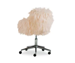Coralie Faux Fur Cushioned Swivel Office Chair -Hot Sale Office Furniture Store 810543230 4