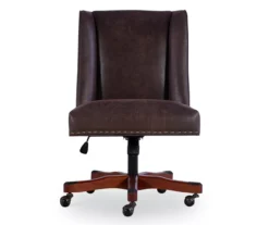 Austin Dark Walnut Upholstered Office Chair 15 Austin Dark Walnut Upholstered Office Chair -Hot Sale Office Furniture Store 810543233 A0 2