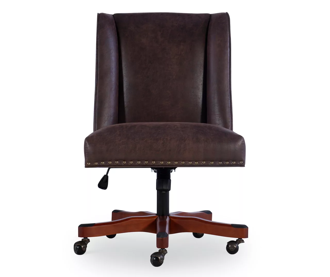 Austin Dark Walnut Upholstered Office Chair 7 Austin Dark Walnut Upholstered Office Chair - Image 5